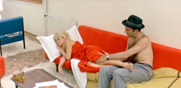 Brigitte Bardot e Michel Piccoli em cena de "O Desprezo" (1963), um dos filmes de Jean-Luc Godard em que Charles Bitsch atuou como assistente de direção - Rialto Pictures/Studiocanal