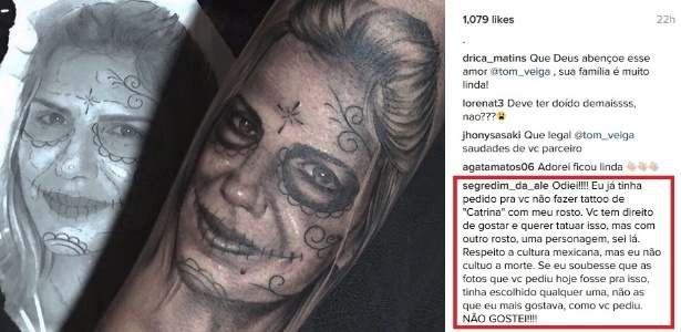 Mulher de Tom Veiga reclama de "homenagem" do marido no Instagram - Reprodução/Instagram/tom_veiga