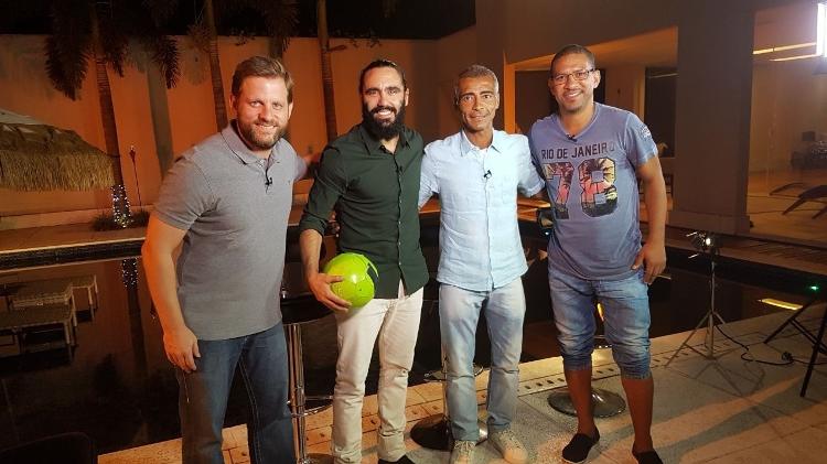 Romário é convidado do "Resenha", da ESPN - Divulgação - Divulgação