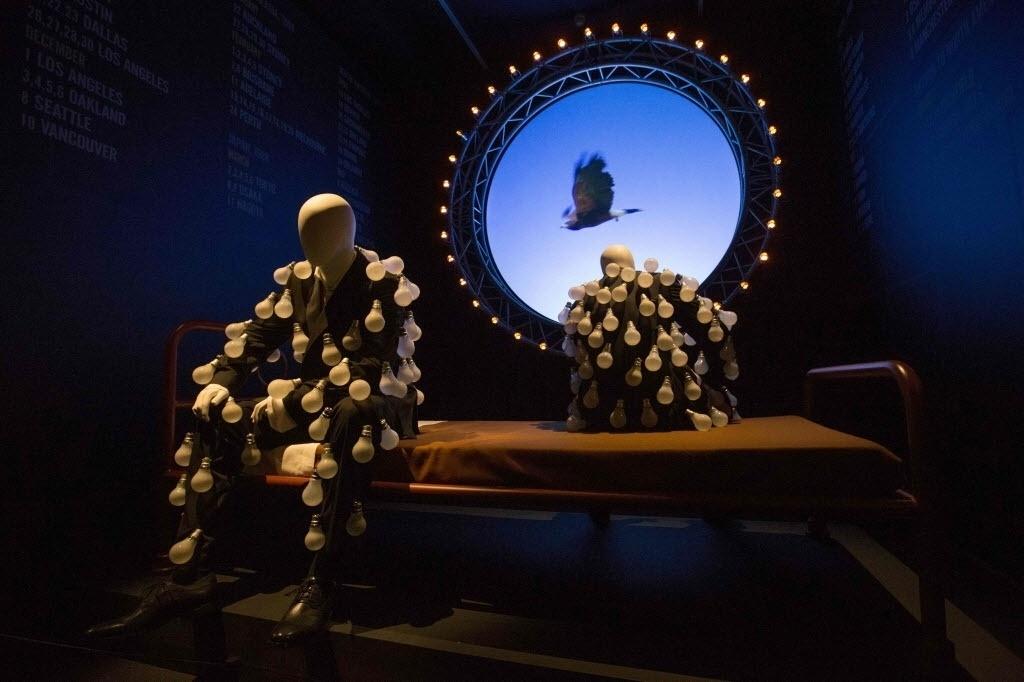 "The Pink Floyd Exhibition: Their Mortal Remains" celebra obra da banda no Victoria and Albert Museum, em Londres - Daniel Leal-Olivas/AFP Photo