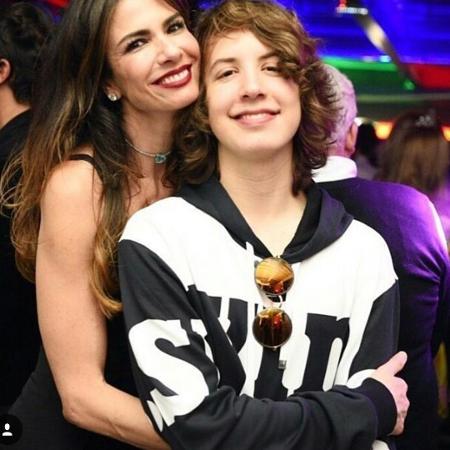 Luciana Gimenez e o filho mais velho, Lucas Jagger - Reprodução/Instagram