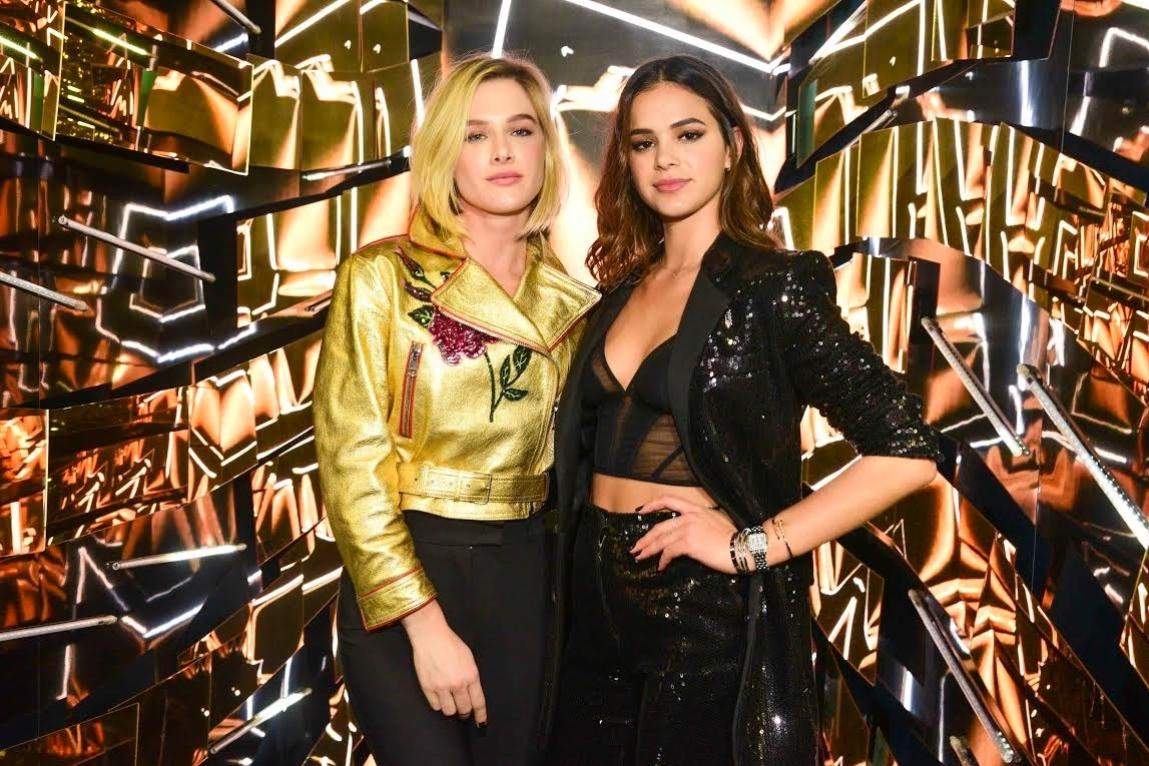 Difícil escolher qual a mais bonita! A loira, Fiorella Mattheis ou a morena, Bruna Marquezine? - Leo Franco/ AgNews