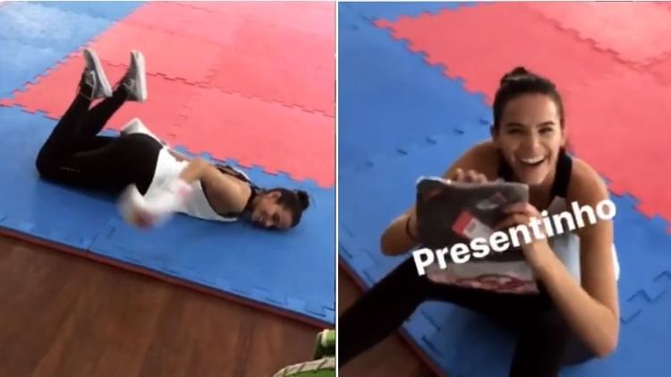 Bruna Marquezine após treino - Reprodução/Instagram - Reprodução/Instagram