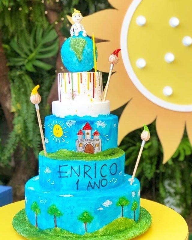 Festa de 1 ano de Enrico Bacchi - Reprodução/Instagram