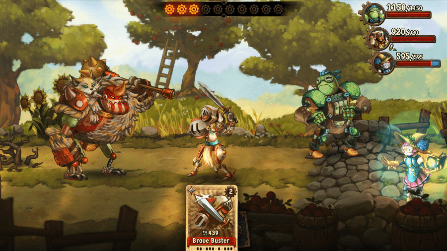 "SteamWorld Quest: Hand of Gilgamech" reúne RPG por turnos com combate de cartas - Divulgação