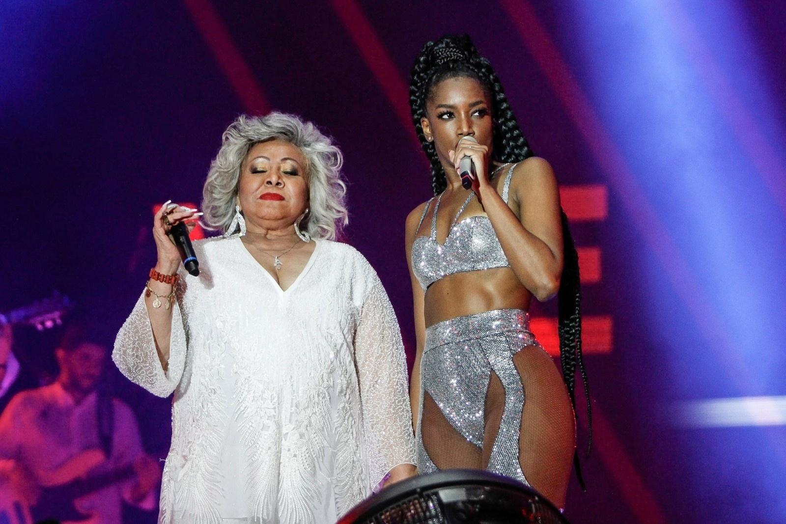 Iza e Alcione no Palco Sunset - MANU SCARPA/BRAZILNEWS