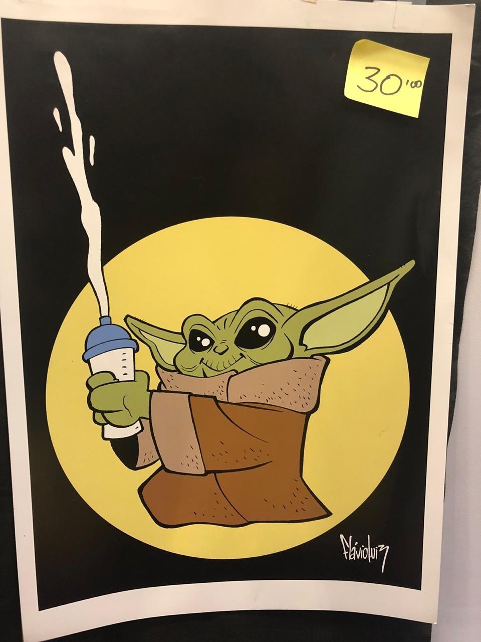 Série The Mandalorian ainda não chegou ao Brasil, mas o Baby Yoda já! - Felipe Pinheiro/UOL