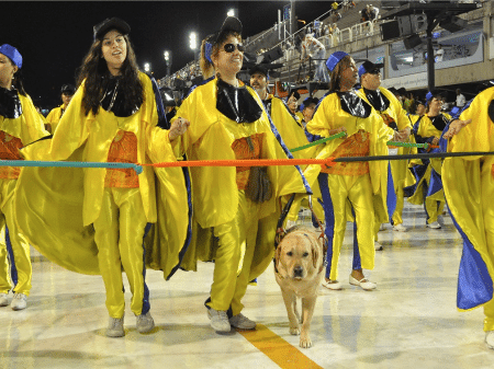 Escola de samba Embaixadores da Alegria, fundada em 2003, é a primeira agremiação inclusiva do carnaval do Rio de Janeiro - Arquivo Pessoal