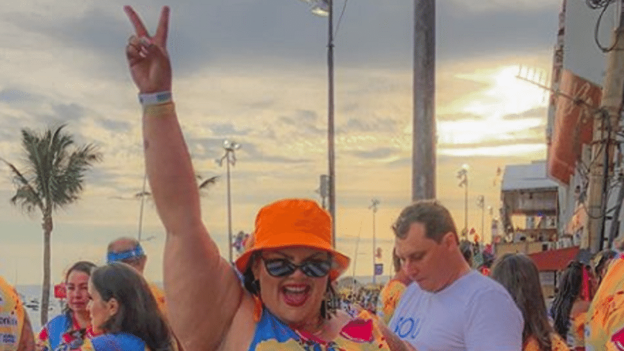 A bailarina e influenciadora Thais Carla aproveita o Carnaval de Salvador - Reprodução/Instagram