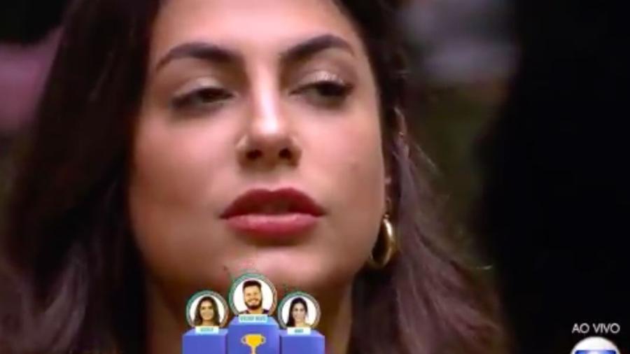 Mari confronta Victor Hugo durante jogo da discórdia - Reprodução/TV Globo
