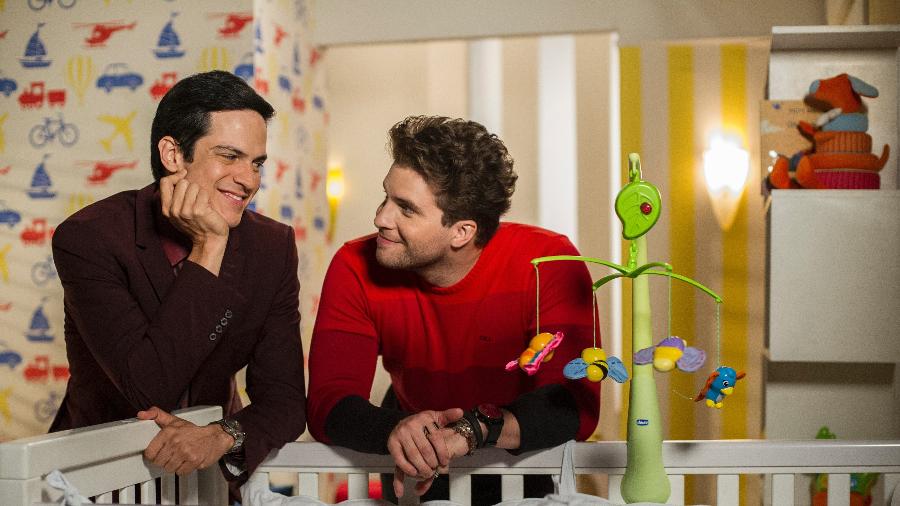 Félix (Matheus Solano) e Niko (Thiago Fragoso) em cena de "Amor à Vida", de 2013 - Globo/Estevam Avellar