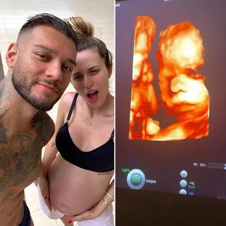 Lucas Lucco mostra ultrassom do filho - Reprodução/Instagram