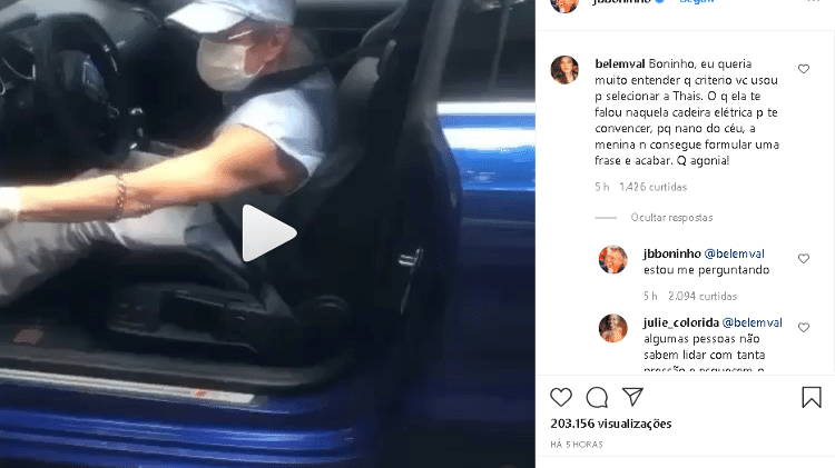 BBB 21: Boninho responde dúvida sobre seleção de Thaís - Instagram/@jbboninho - Instagram/@jbboninho