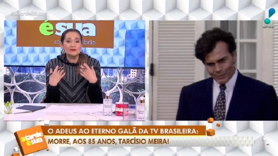 Sônia Abrão detona Globo por não renovar com Tarcisio Meira antes da morte - Reprodução/RedeTV!
