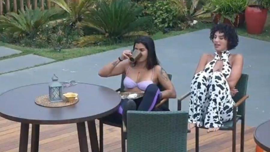 A Fazenda 2021: Aline e Marina elogiam postura de Rico  - Reprodução/PlayPlus