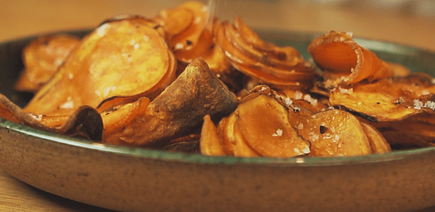 Batata Doce frita na airfryer Receita por Silvia - Cookpad