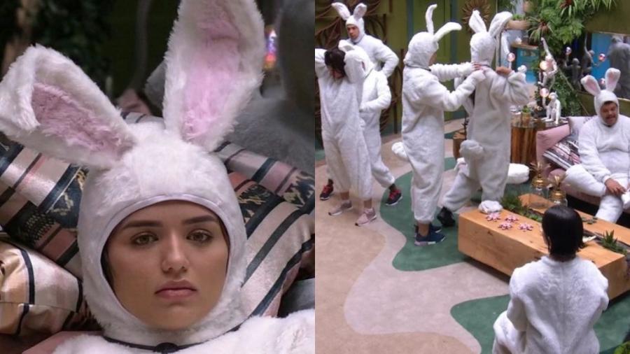 BBB 20: Rafa Kalimann relembra prova vestida de coelho - Reprodução/Instagram/Globoplay