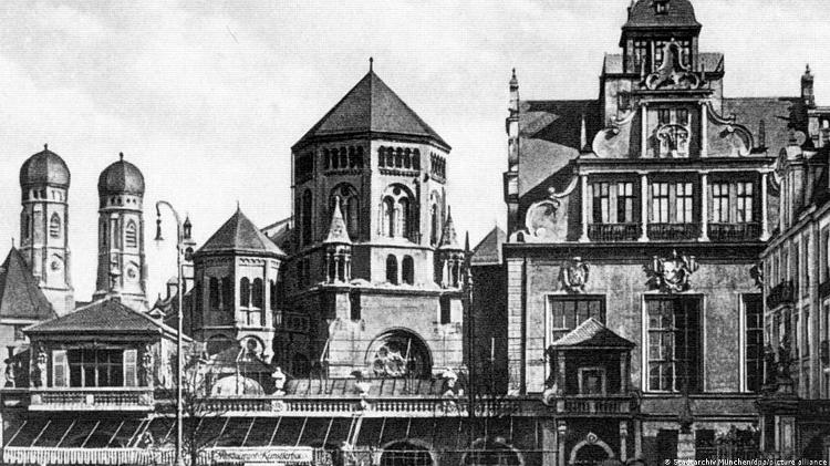 Grande Sinagoga de Munique por volta de 1930 - Stadtarchiv München - Stadtarchiv München