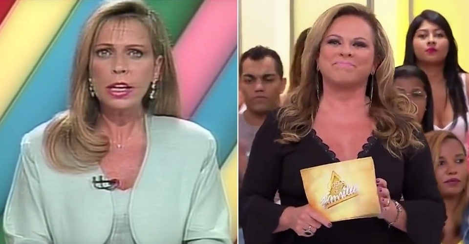 Christina Rocha já trabalhava no SBT quando foi chamada para o "Aqui Agora". Atualmente, apresenta o "Casos de Família" - Montagem/UOL