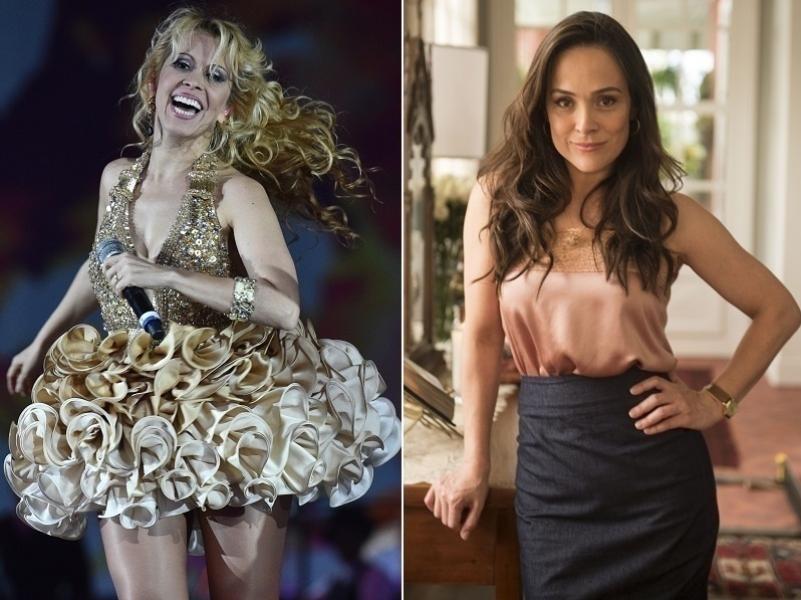 Joelma é dois meses mais nova que Gabriela Duarte: a cantora, de 42 anos, faz aniversário em junho, e a atriz, em abril - Divulgação/TV Globo