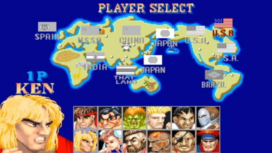 "Pai" dos games de luta modernos, "Street Fighter II" trazia lutadores capazes de fazer qualquer um se irritar com apelações - Reprodução
