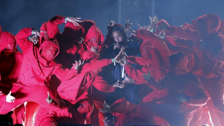 Kendrick Lamar durante a abertura do Grammy 2018 - REUTERS/Lucas Jackson - REUTERS/Lucas Jackson