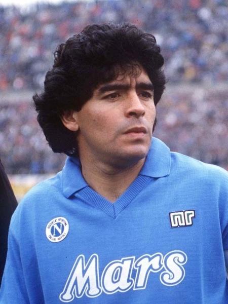Diego Maradona, durante passagem pelo Napoli - Reprodução