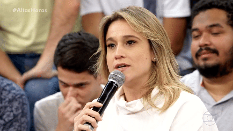 Fernanda Gentil participa do "Altas Horas", da TV Globo - Reprodução/TV Globo