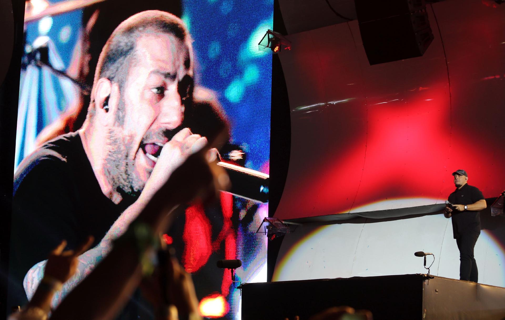 CPM 22 e Raimundos se apresentam no palco Mundo do Rock in Rio 2019 - Wilton Junior/Estadão Conteúdo