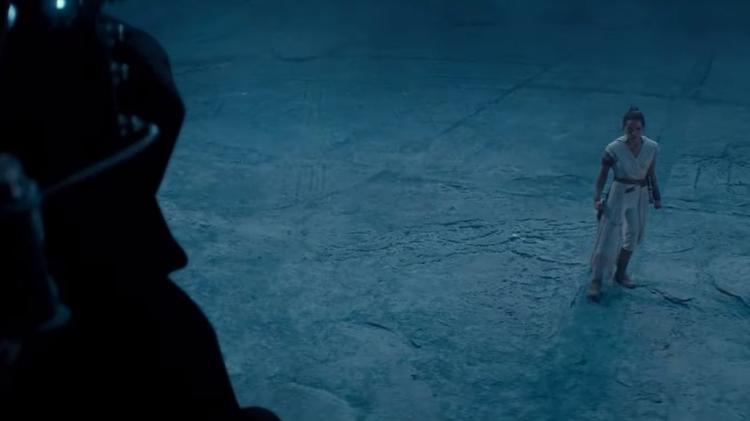 Rey enfrenta Palpatine no trailer de Star Wars - A Ascensão Skywalker - Reprodução/YouTube - Reprodução/YouTube