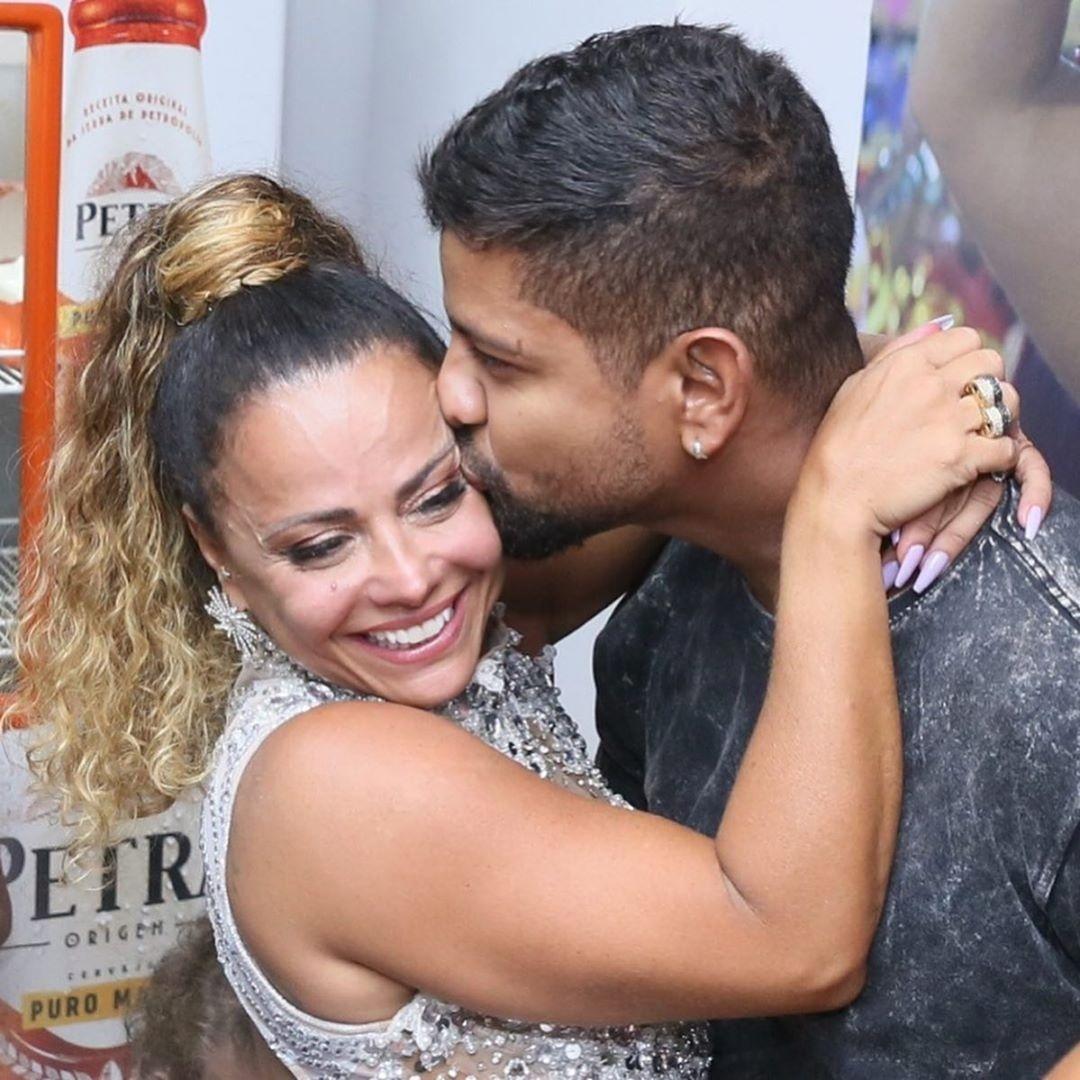 Vivianne Araújo e o namorado, Guilherme Militão