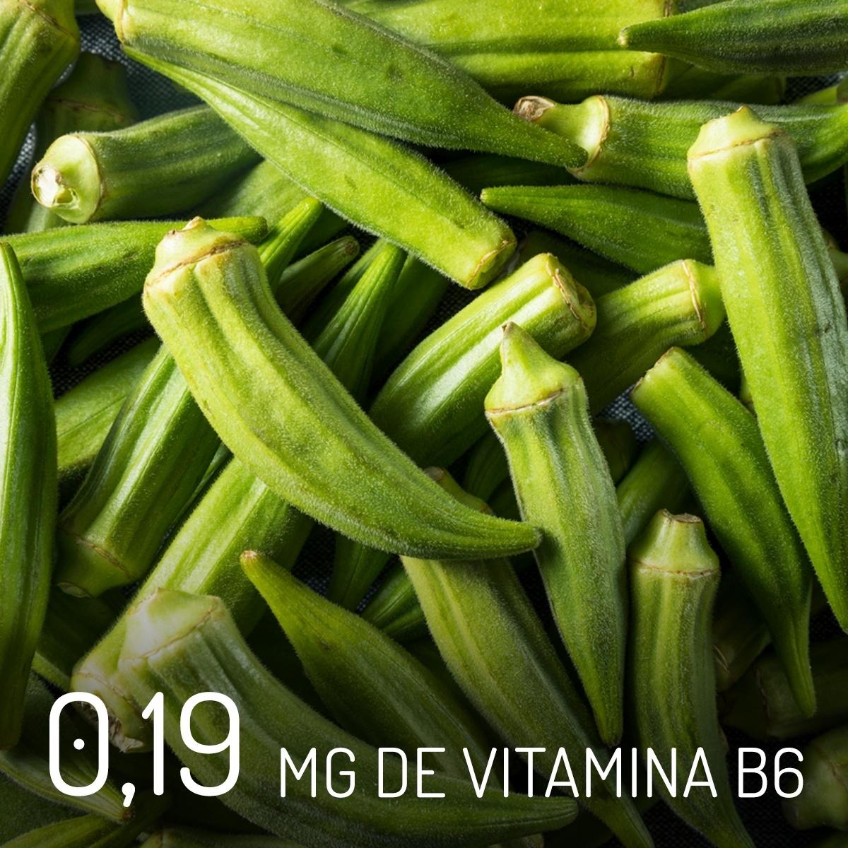 Quiabo vitamina B6 - iStock / Arte UOL