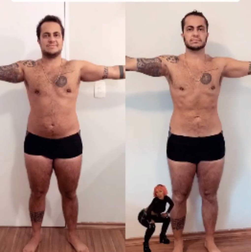 Thammy Miranda mostra antes e depois de emagrecer quase 10 kg - 07/05/2020  - UOL TV e Famosos