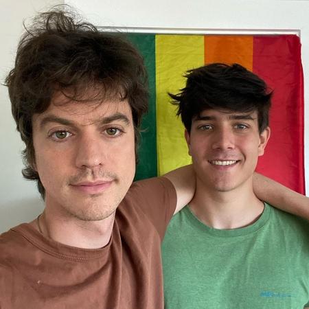 Fernando Grostein com o namorado, o ator Fernando Siqueira - Reprodução/Instagram