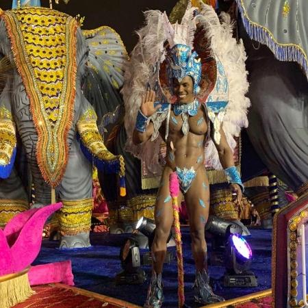 Max Souza afirma que no próximo ano desfilará com pintura corporal no Carnaval - Divulgação/CO Assessoria