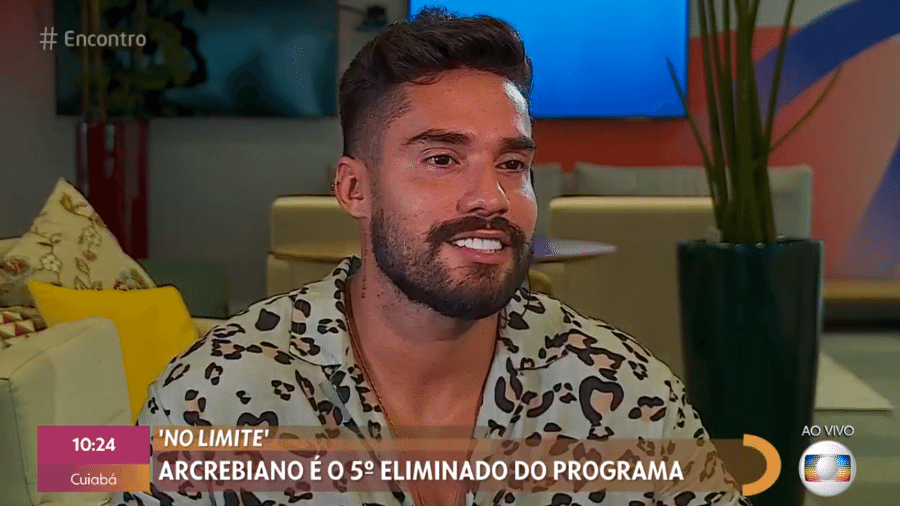 Arcrebiano participou do "Encontro com Fátima Bernardes" - Reprodução / TV Globo