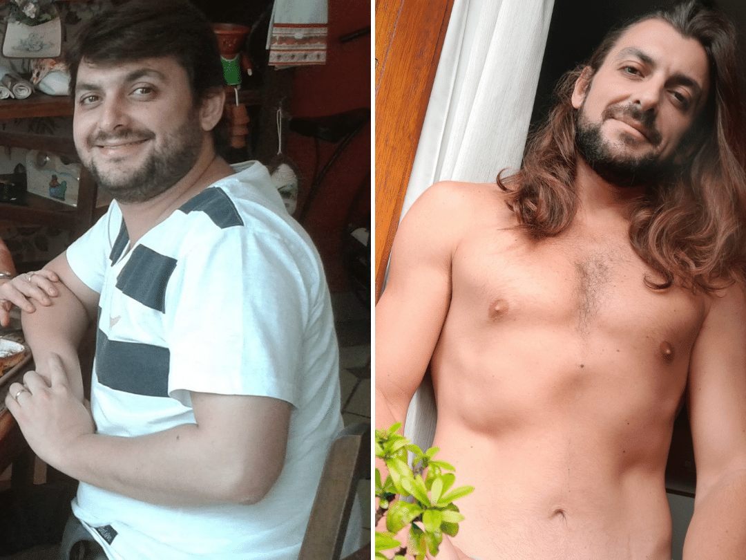 Ele perdeu 29 kg cortando maus hábitos: 'Quero poder brincar com meu filho'