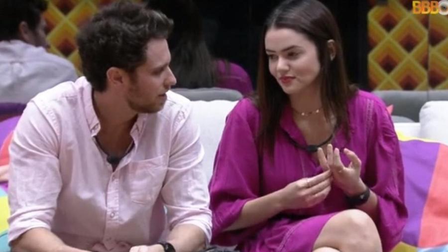 BBB 22: Lucas e Eslovênia tiveram um affair dentro da casa - Reprodução/Globoplay