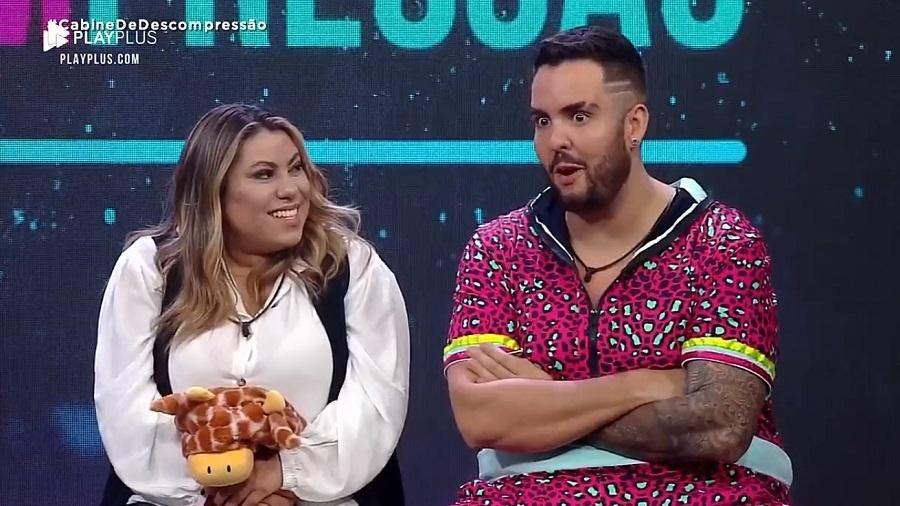 Power Couple: Daiana Araújo e Rodrigo Mila são os primeiros eliminados na DR do reality - Reprodução/Playplus