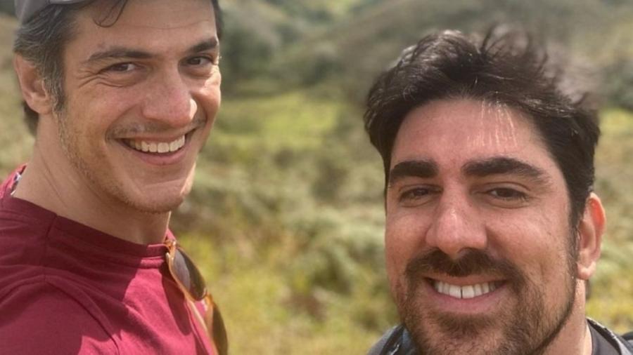 Os atores Mateus Solano e Marcelo Adnet - Reprodução/Instagram