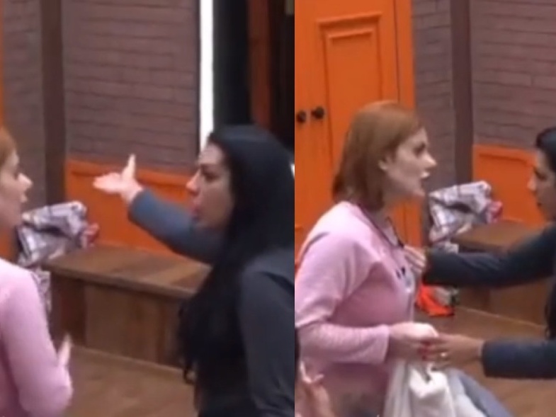 Deborah confronta Moranguinho: 'Você falou que eu ameacei'