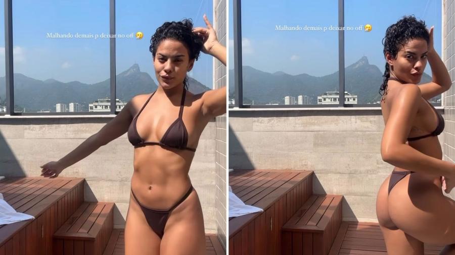 Bella Campos posa de biquíni após atividade física  - Reprodução/Instagram