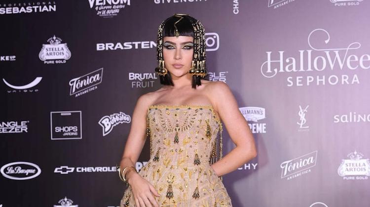 Jade Picon se vestiu de Cleópatra para Halloween da Sephora