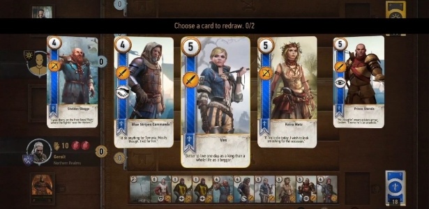 Card game virou febre entre jogadores de "The Witcher 3: Wild Hunt" - Divulgação