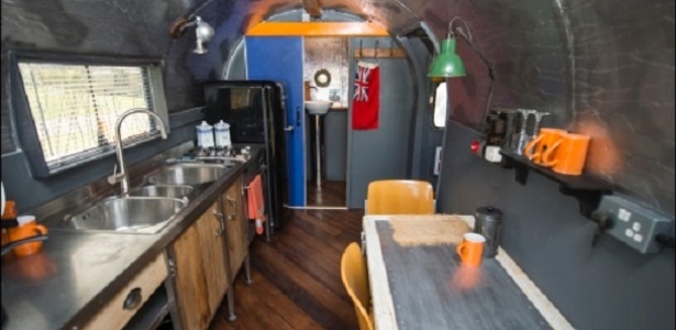 A acomodação fica em uma área de camping da ilha inglesa  - Divulgação/Stewart Dungey - Divulgação/Stewart Dungey