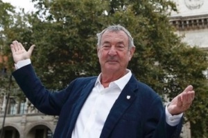 Nick Mason, ex-baterista do Pink Floyd, no anúncio de mostra sobre o grupo em Londres - Peter Nicholls/Reuters