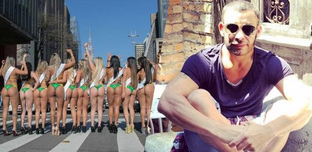 Cacau Oliver divulga as candidatas ao Miss Bumbum na avenida Paulista em SP - Reprodução/Instagram - Reprodução/Instagram