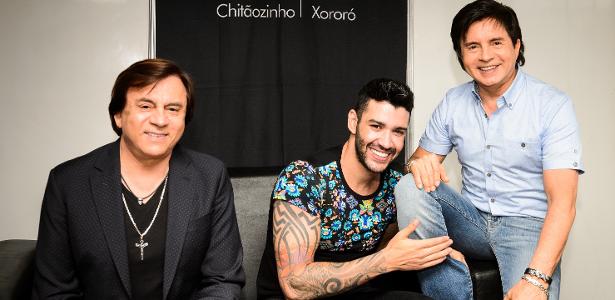 Bastidores do "Festeja Brasil" com Chitãozinho e Xororó e Gusttavo Lima - Ramon Vasconcelos/Rede Globo - Ramon Vasconcelos/Rede Globo