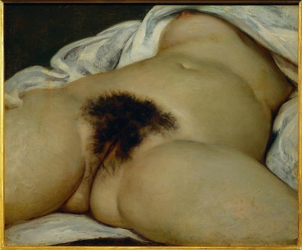"A Origem do Mundo" (1866), de Gustave Courbet - Reprodução