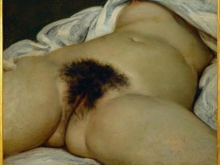 Quadro "A Origem do Mundo" (1866), de Gustave Courbet - Reprodução